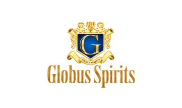 Globus Spirits Gold Crest Logo